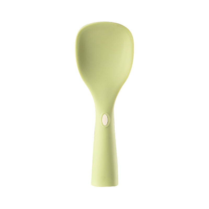Green Non-Stick Standing Rice Spoon Heat Resistant Kitchen Tool