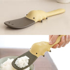 Silicone Non-Stick Standing Rice Spoon Heat Resistant Kitchen Tool
